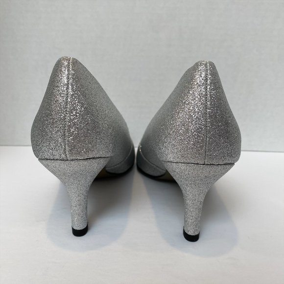 Easy Street - Alive @5 - Ravish Pump - Silver Glitter - Size 9 W - New in Box - Picture 7 of 12